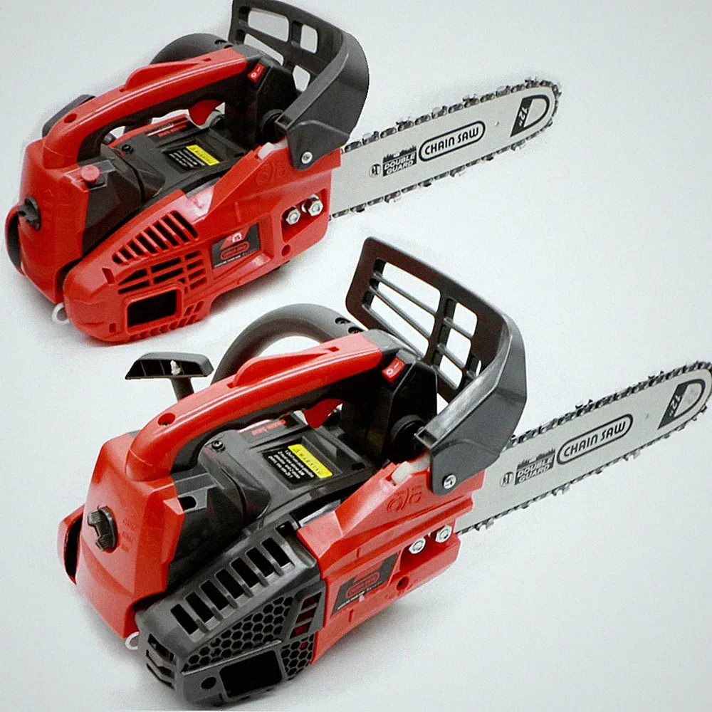 12 inch Top Handle Gas Chainsaw Compact Climbing Saw 2-Stroke 25.4CC 1.36HP