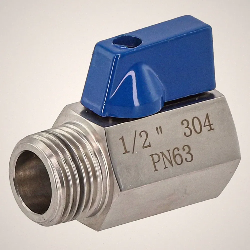 Easily Adjustable Flow Control with Compact 12 Inch Stainless Steel Valves