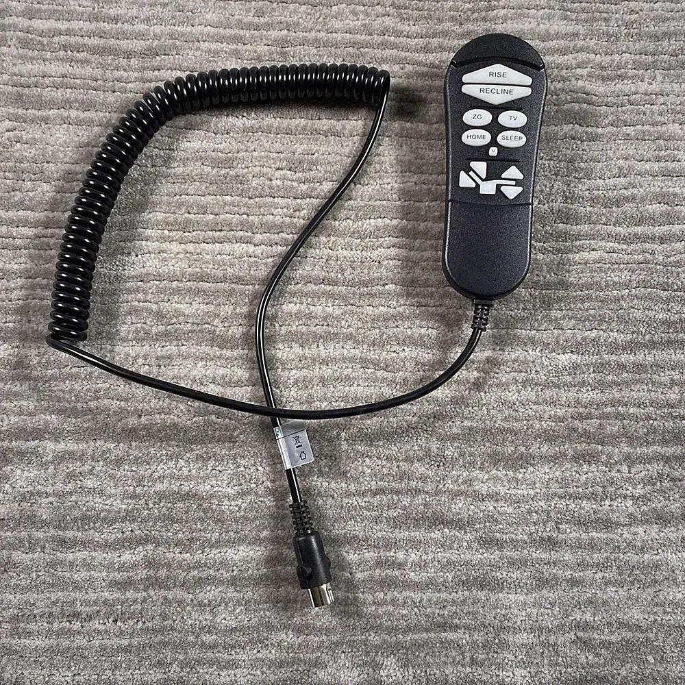 Lift Chair Remote Hand Control Black E372RR Rise Recline TV Sleep Adjustable